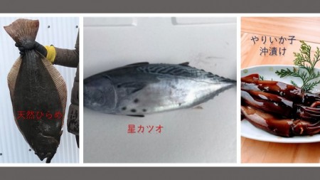 旬高級魚3点セット(税込み、送料別)